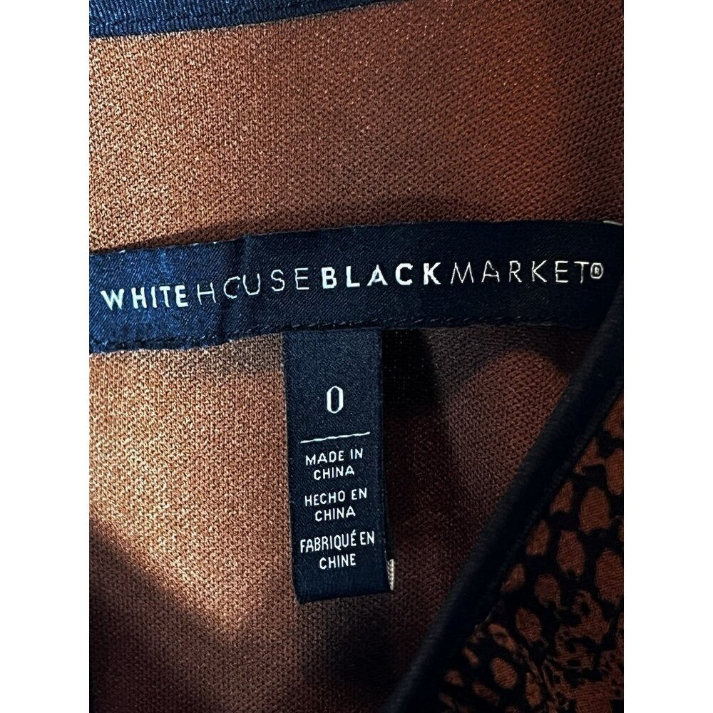 White House Black Market Maxi Sleevless Dress Women’s‎ Size Zero - Picture 8 of 11